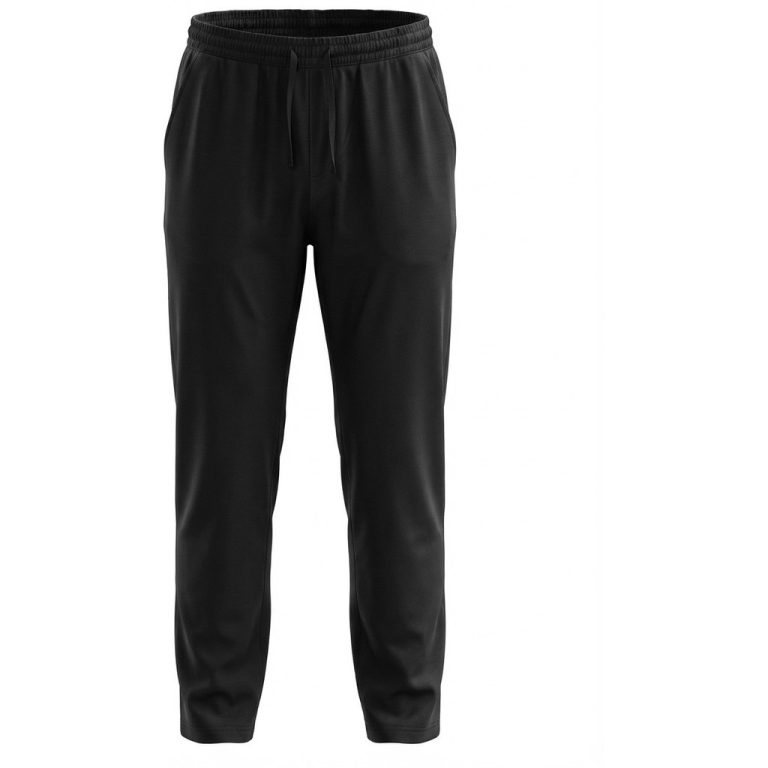 Blå meleret hybridbukser i en luftig kvalitet til store mænd fra Athletes Collective, M til 8XL