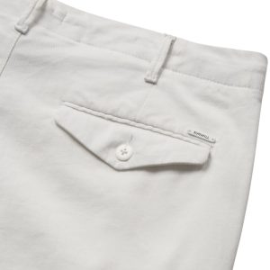 Sunwill Baumwollhose modern fit mit Klappe Gesäßtaschen mit Klappe WHITE