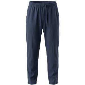 Athletes Collective Chinohose im lässigen Stil aus Baumwolle navy blau