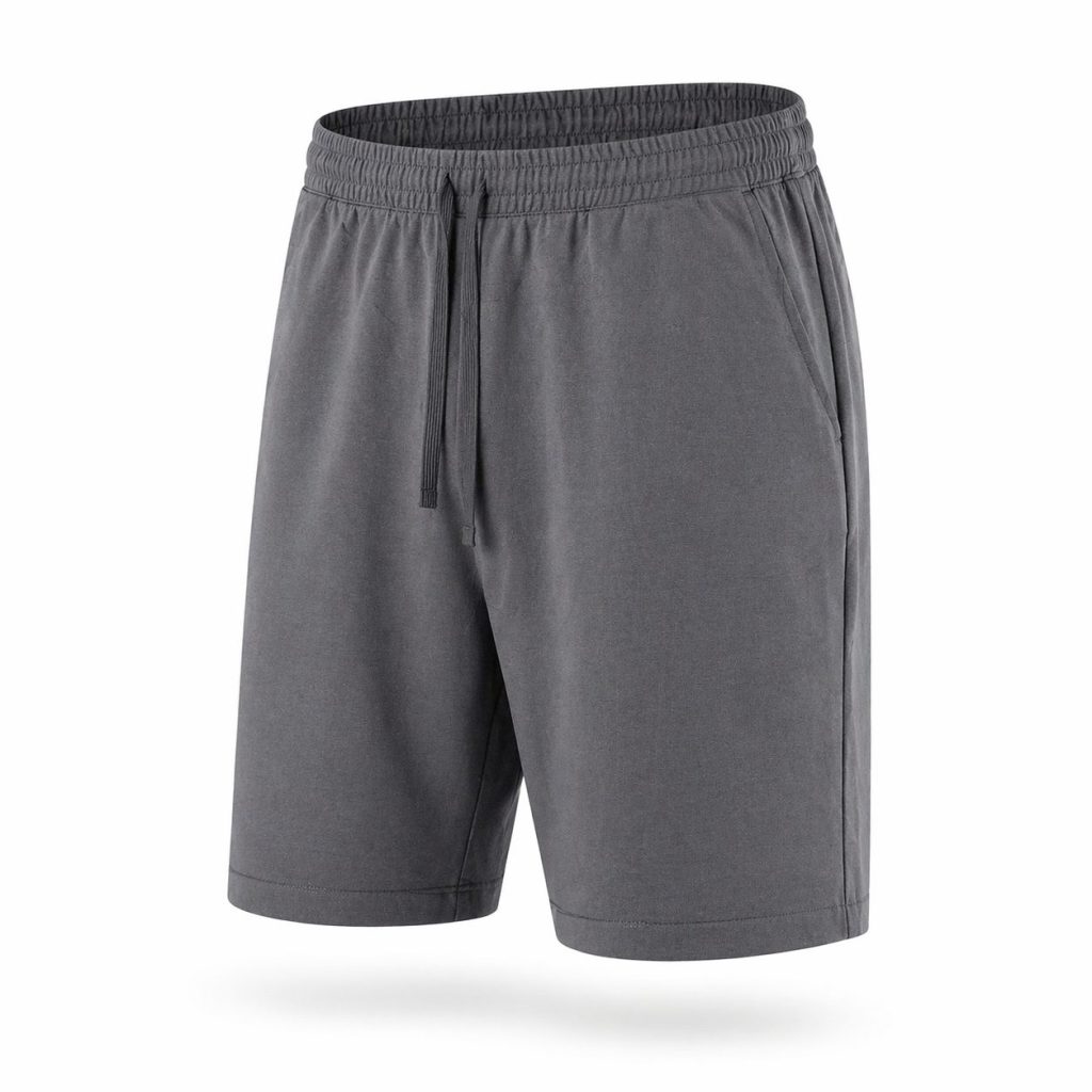 Athletes Collective luftige Shorts weich und hellblau gefärbt
