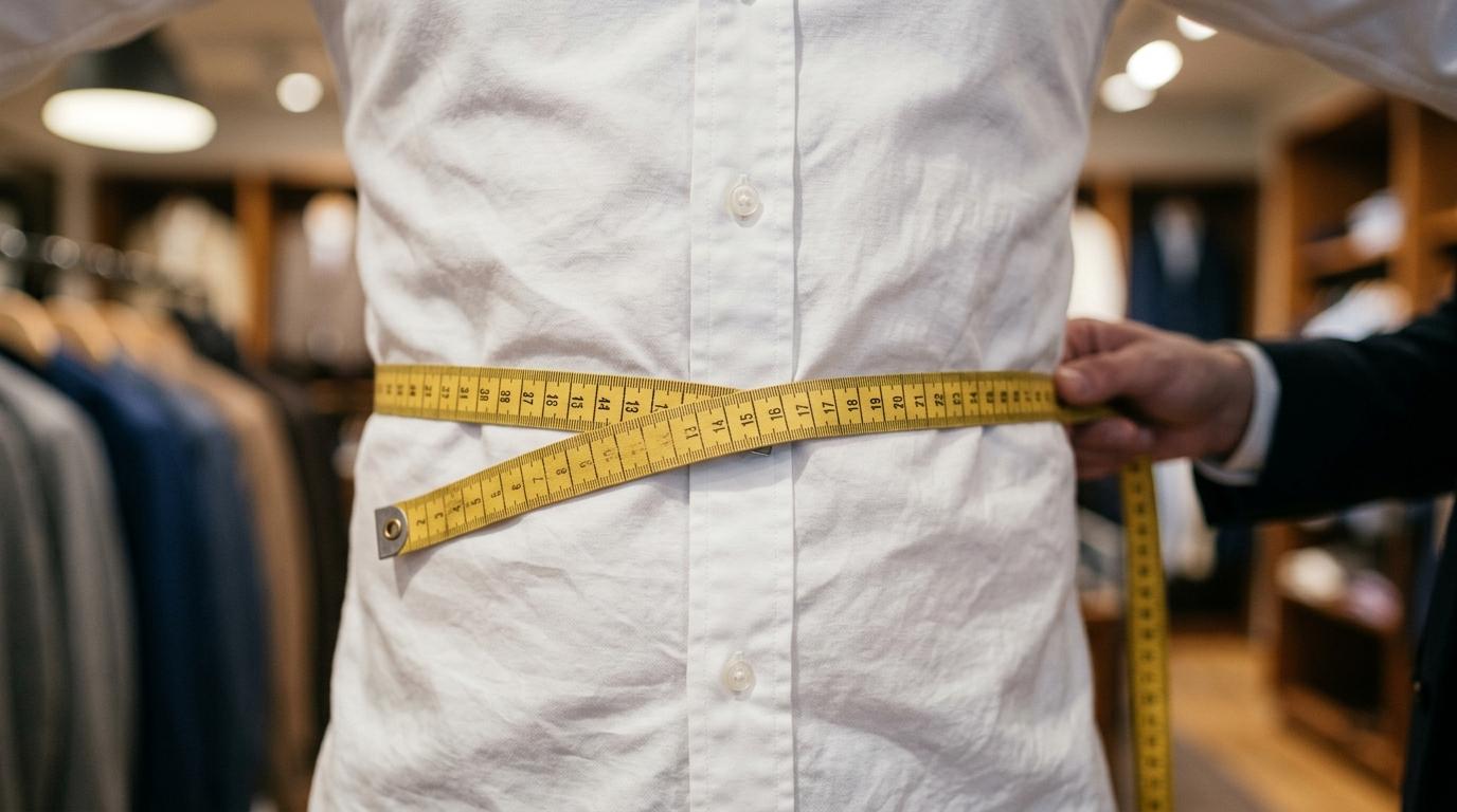 Hemd mit bequemer Passform vs. moderne Passform