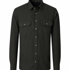 Overshirt fra Casa Moda mørk3 grøn
