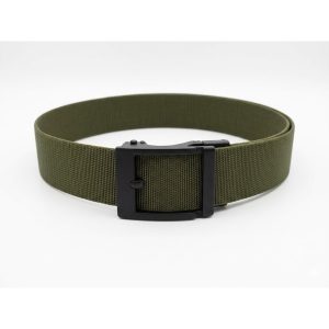 Athletes Collective elastic fabric belt olive