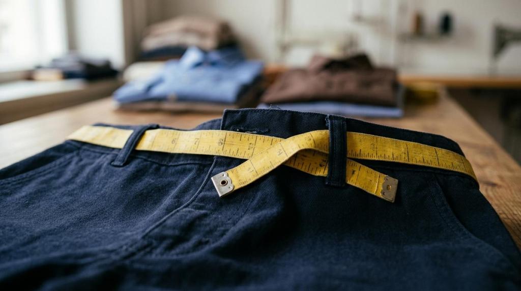 Komfort-Passform vs. Modern Fit Hosen