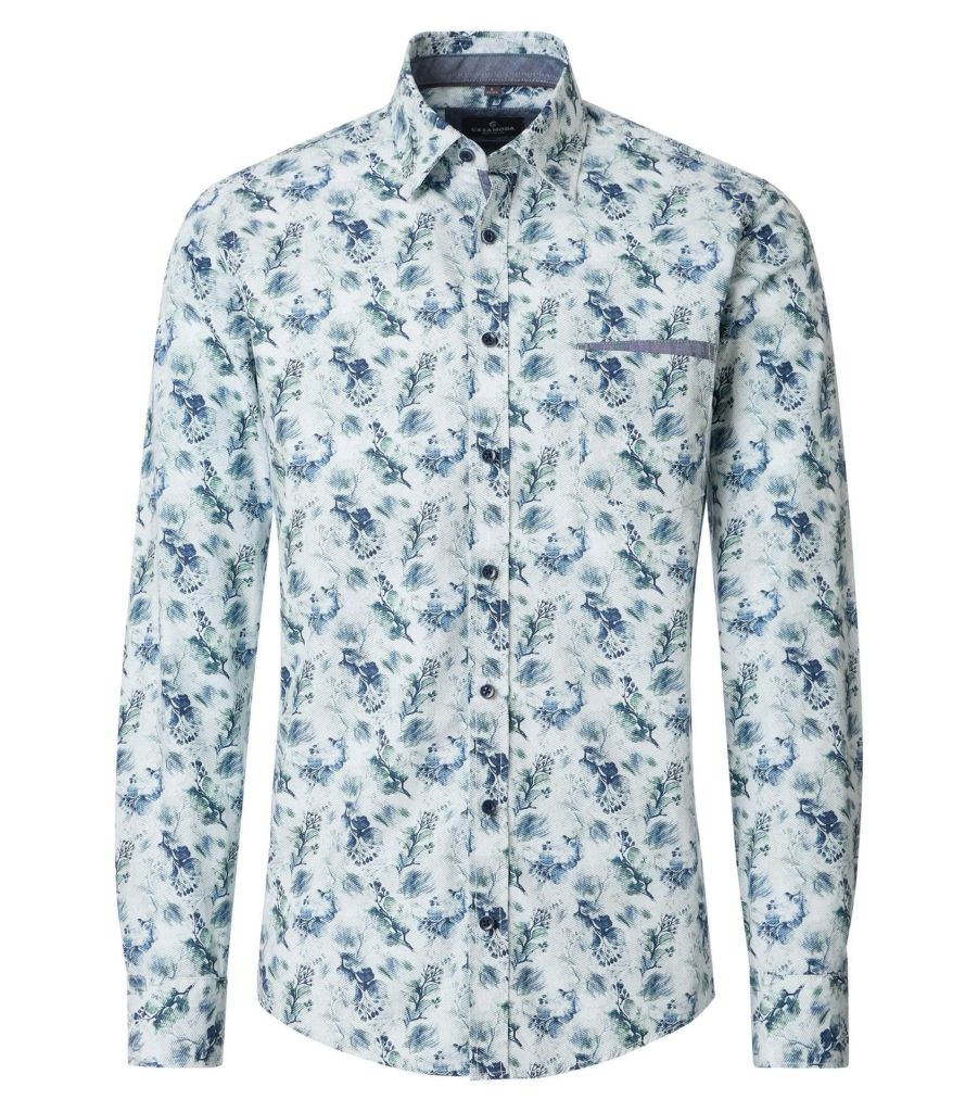Skjorte fra Venti comfort fit mønstret casual skjorte I et lækkert flot mønster