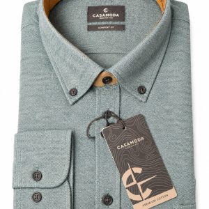 Skjorte fra Venti comfort fit B.D casual skjorte i en lækker blød kvalitet grøn