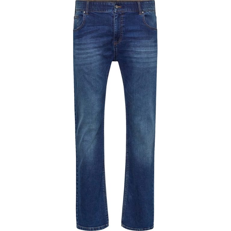 Blå jeans model Jack med let slid til store mænd fra North Latitude