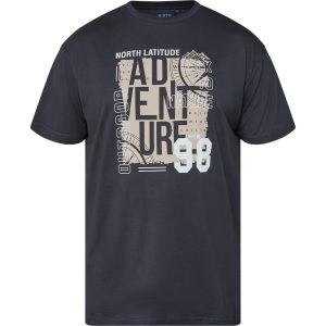Super lækker bomuldskvalitet fra North Latitude en t-shirt med adventure tryk sort
