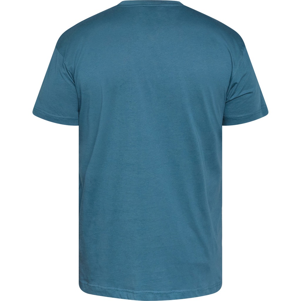 T-shirt fra North Latitude med rund hals og lille print petrol TALL