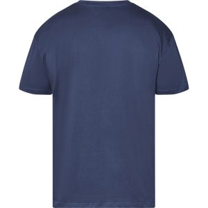 T-shirt fra North Latitude med v-hals marine blå med print