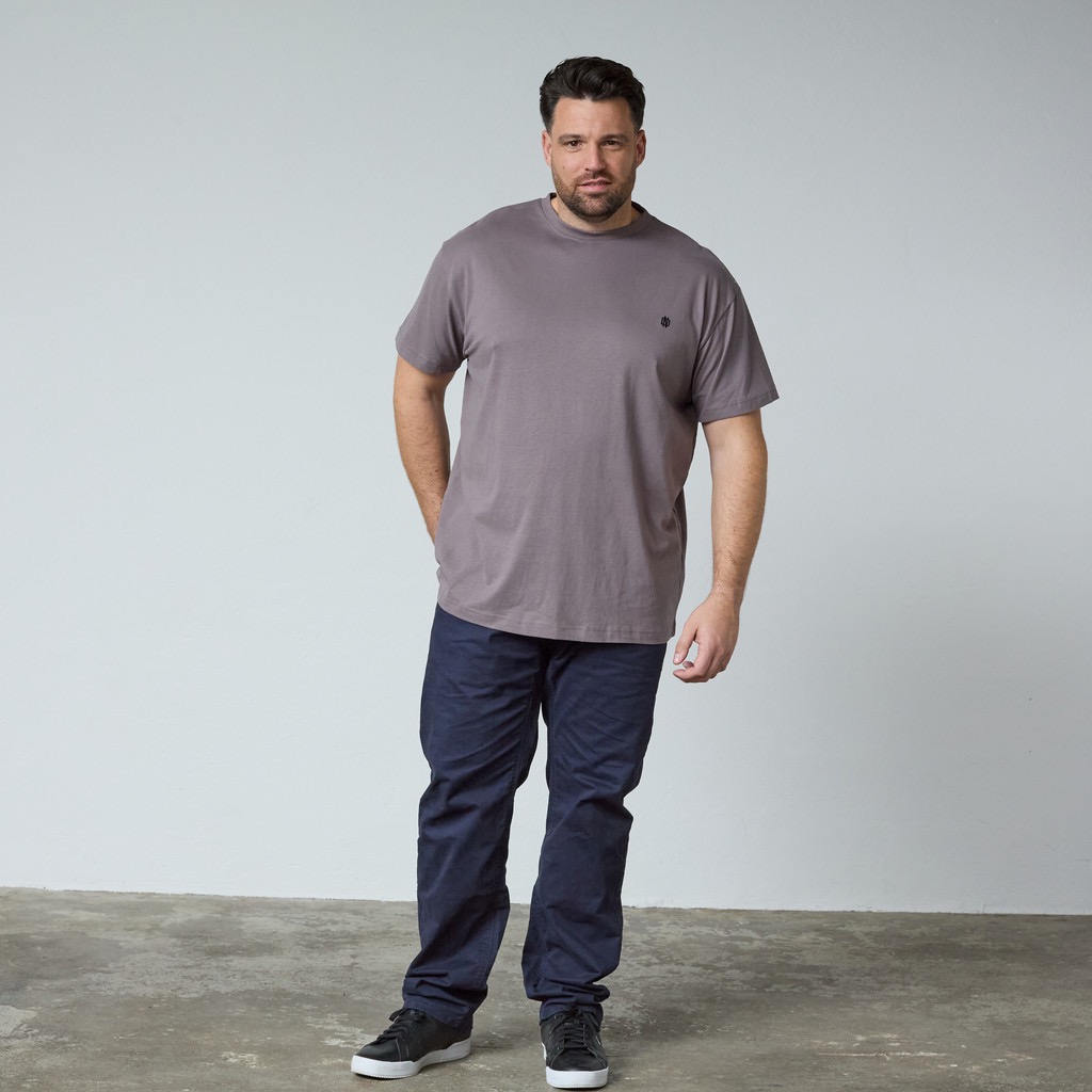 North Latitude ryg printet t-shirt rund-hals stål grå - Billede 3
