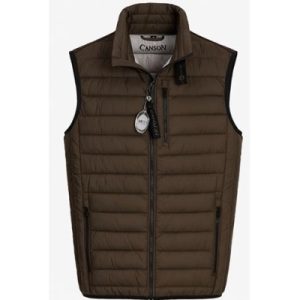 Canson quiltet vest med sorona foer, som føles som fjer farve espresso brun
