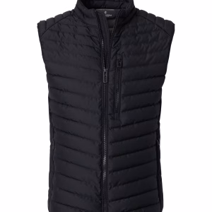 Casa Moda quiltet vest med mange fine detaljer dyb sort