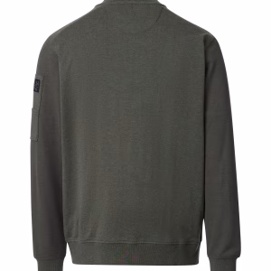 Casa Moda cardigan, with full-length zip, navy blue (image only available in green)
