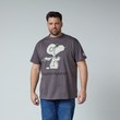 T-shirt fra North Latitude med Snoopy som motorsport helt koks TALL - Billede 2