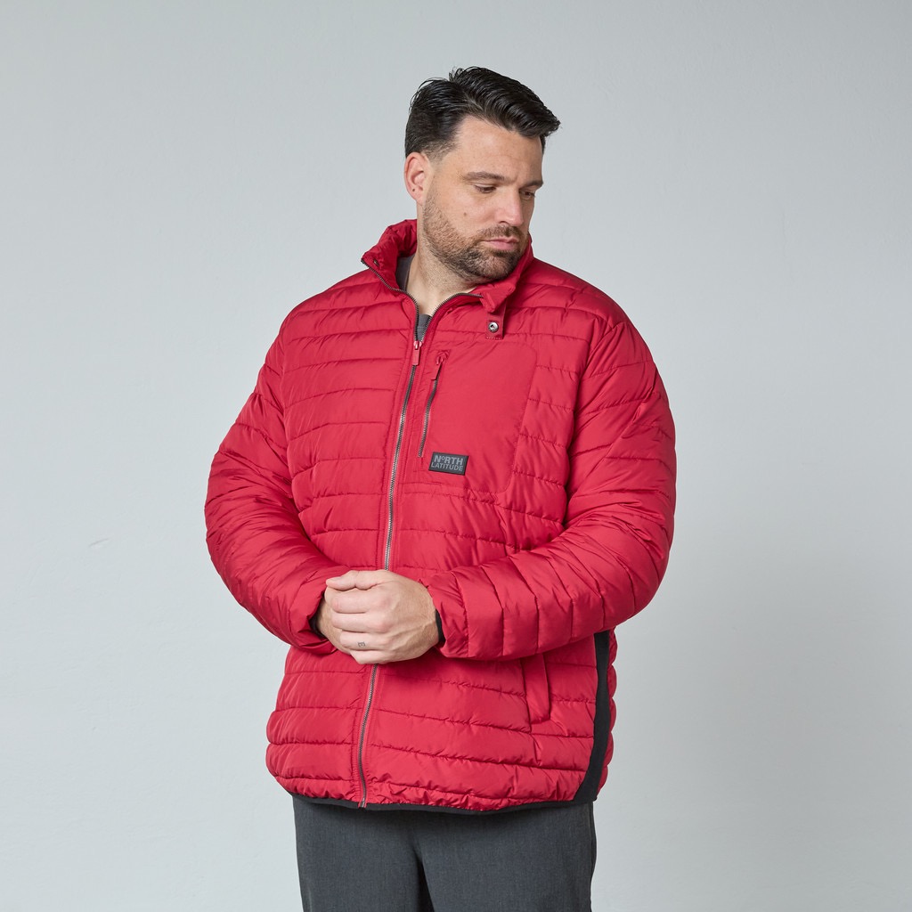 North Latitude quilted jakke paprika - Billede 3