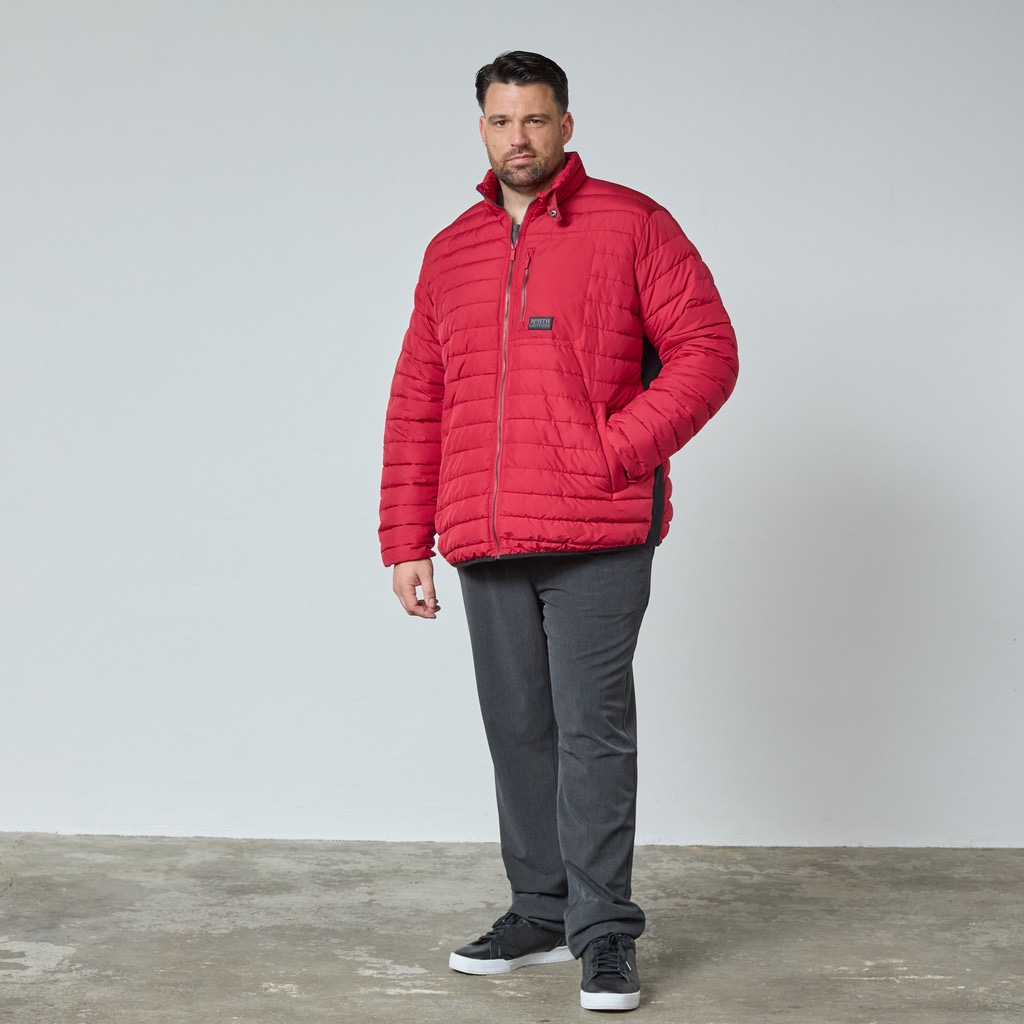 North Latitude quilted jakke paprika