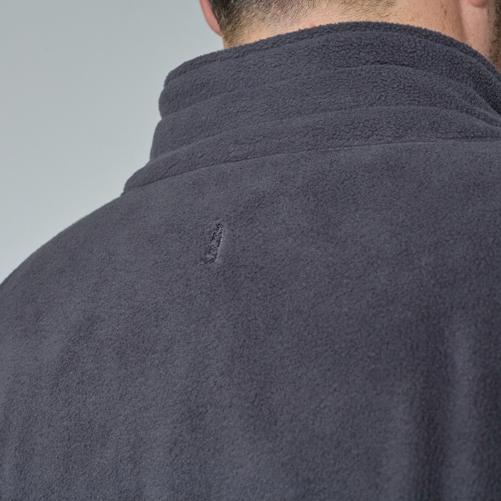 North Latitude fleece med fuld lynlås og brystlomme koks grå - Billede 5