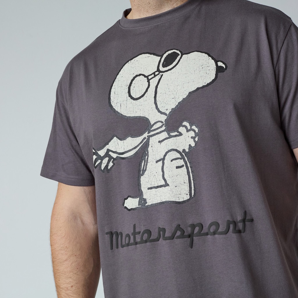 T-shirt fra North Latitude med Snoopy som motorsport helt koks TALL - Billede 3