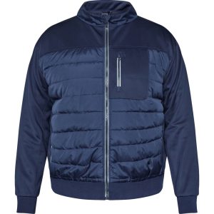 North Latitude hybrid jakke med bryst og side lommer marine blå