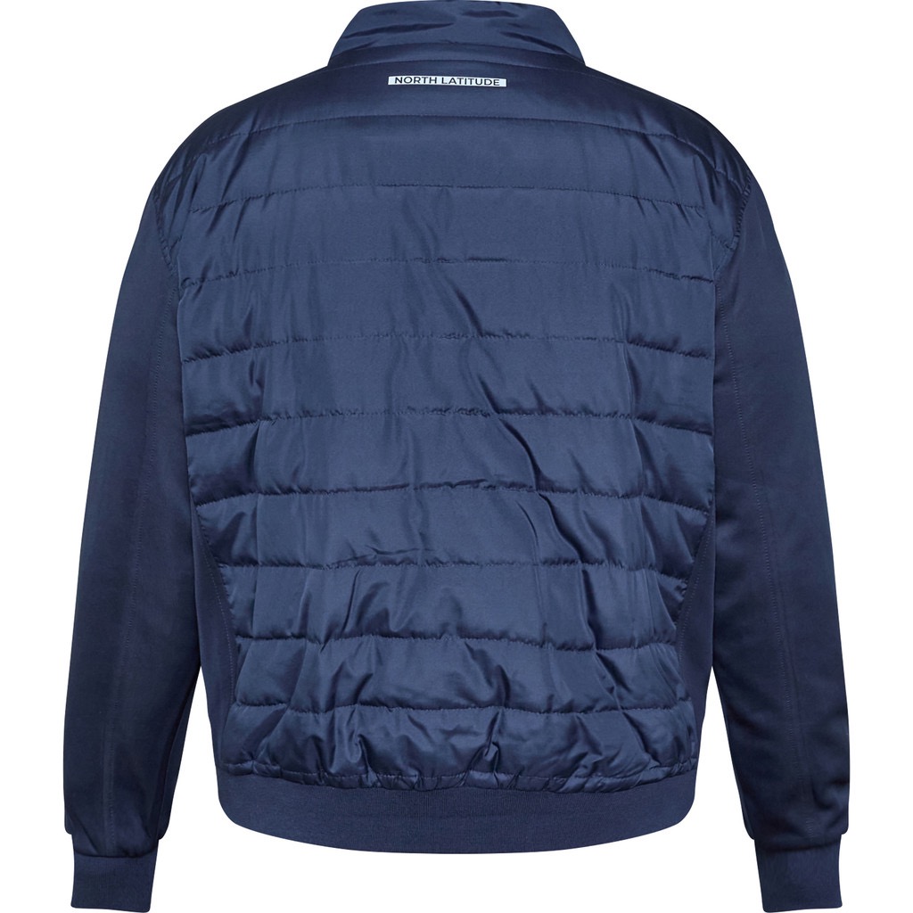 North Latitude hybrid jakke med bryst og side lommer marine blå - Billede 2