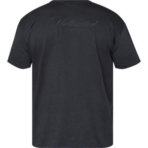 North Latitude heavy jersey t-shirt med brodering for og bag sort