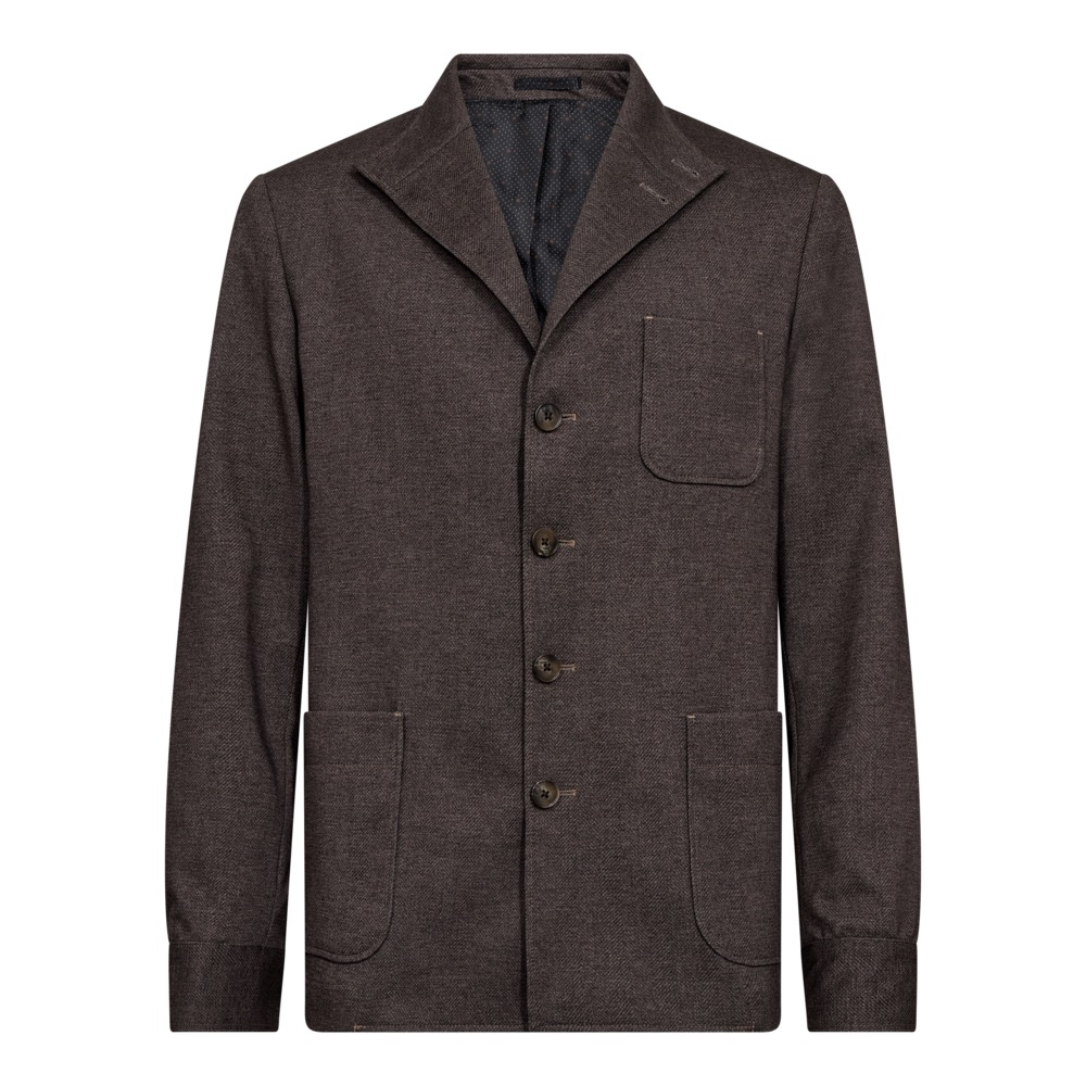 Sunwill Casual hybridjakke, kan bruge som blazer eller som overshirt brun