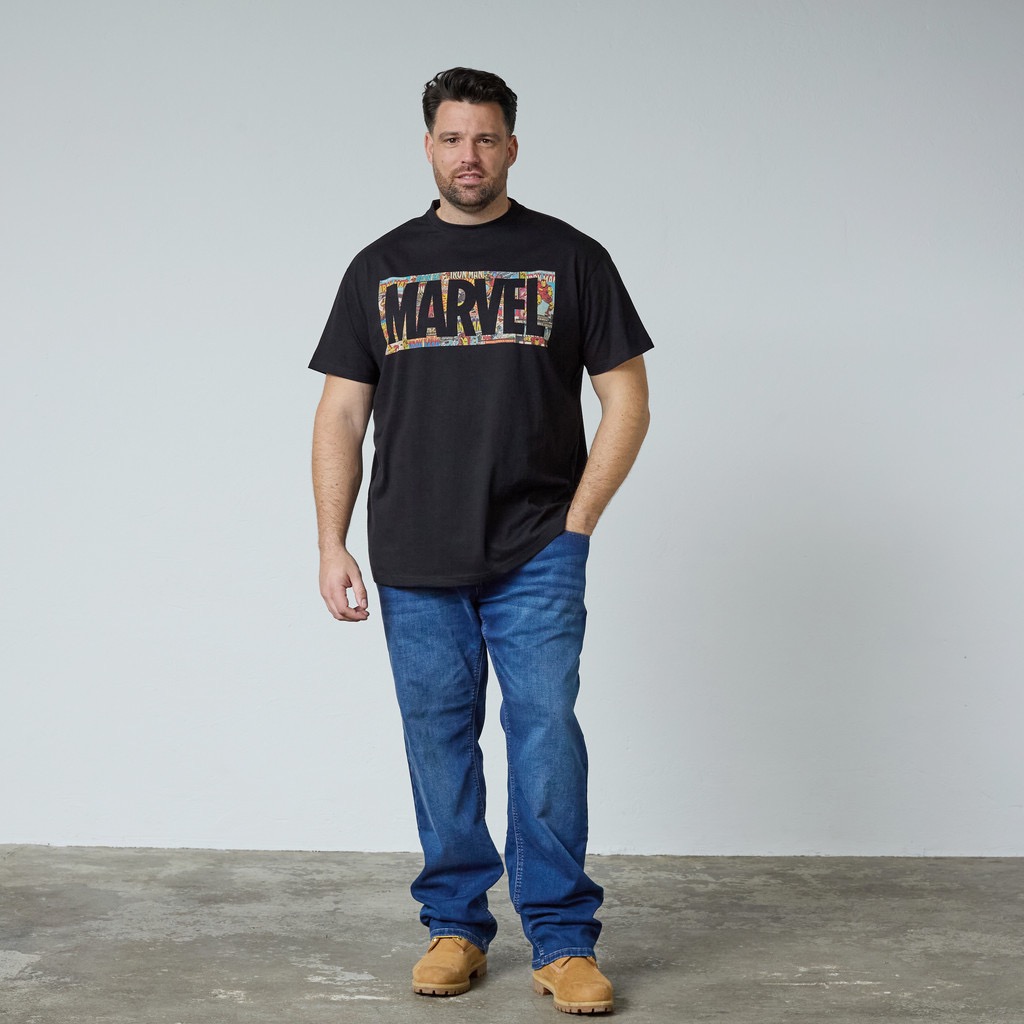 North Latitude Blød T-shirt med Marvel tryk sort - Billede 4