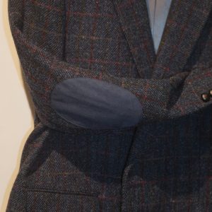 WEIS Klassischer Blazer in Comfort-Fit aus 100%-Wolle und HARRIS TWEED mit blauem Karomuster – Bild 2