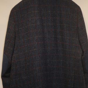 WEIS Klassischer Blazer in Comfort-Fit aus 100%-Wolle und HARRIS TWEED mit blauem Karomuster – Bild 3