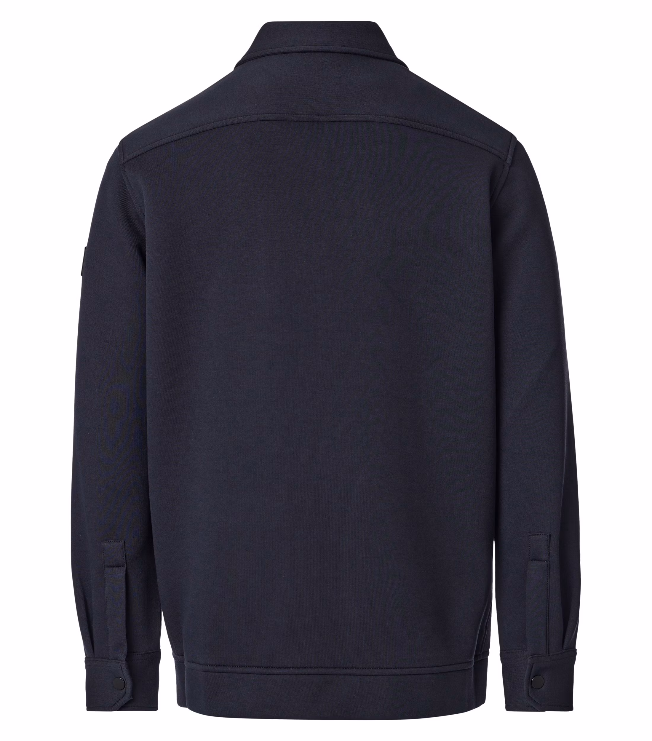 Casa Moda overshirt, med fuld lynlås marine blå