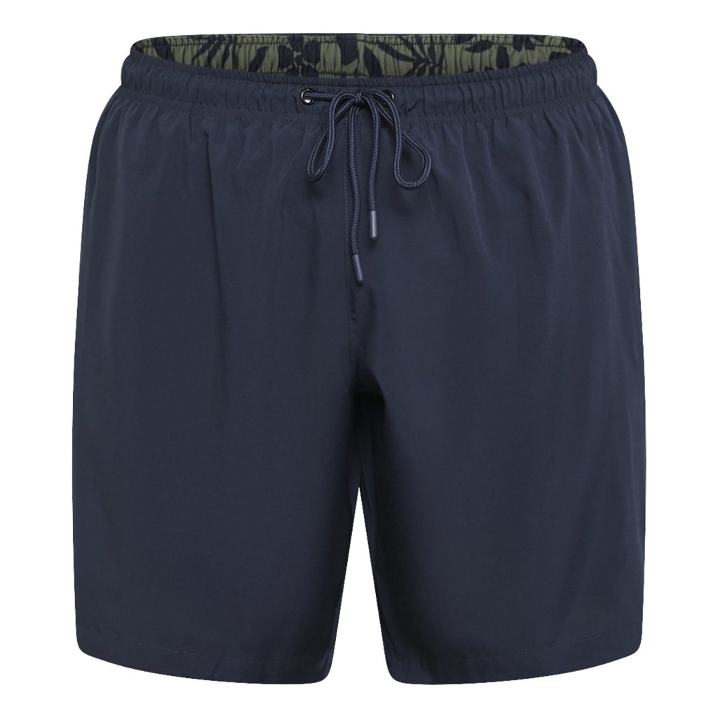 Badeshorts med 4 vej stretch marine blå fra North latitude