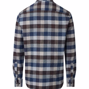 casa moda en ternet skjorte I comfort fit facon, 100% bomuld og lavet I en flannel kvalitet