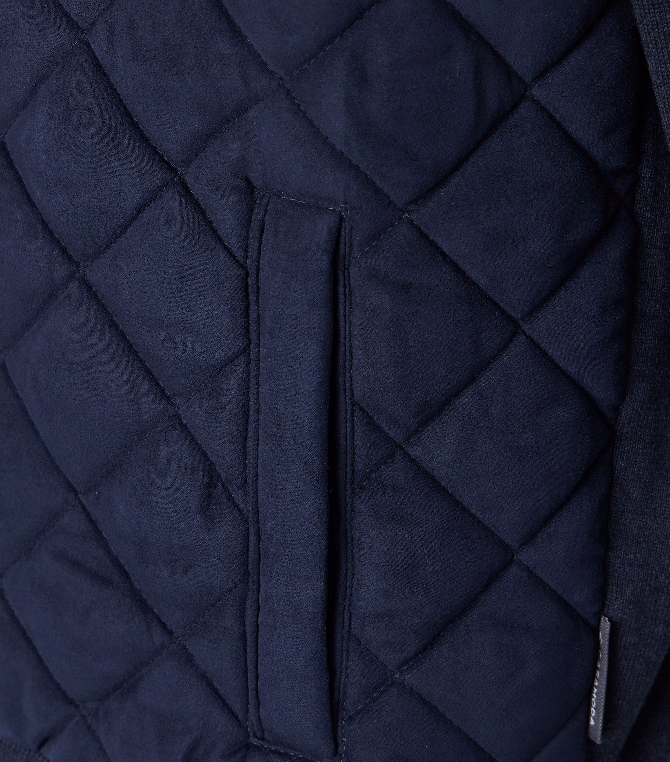 Casa Moda super lækker strik cardigan med fast forstykke og lommer blå – Bild 2