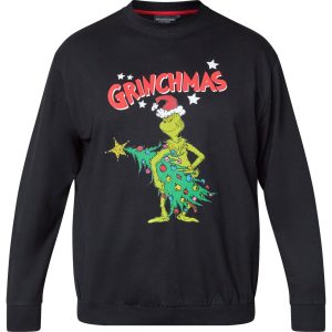 North Latitude GRINCH sweatshirt I en dejlig blød kvalitet Sort