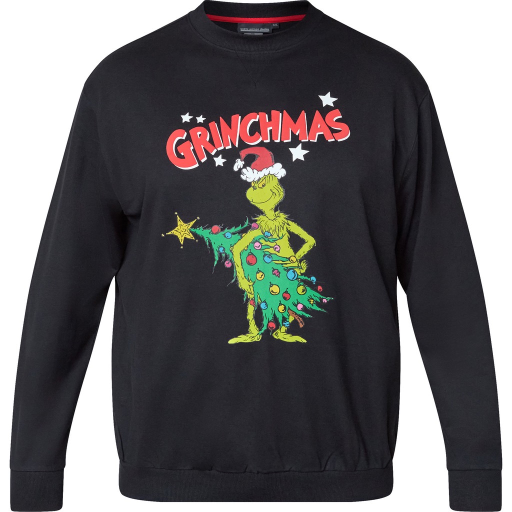 North Latitude GRINCH sweatshirt I en dejlig blød kvalitet Sort