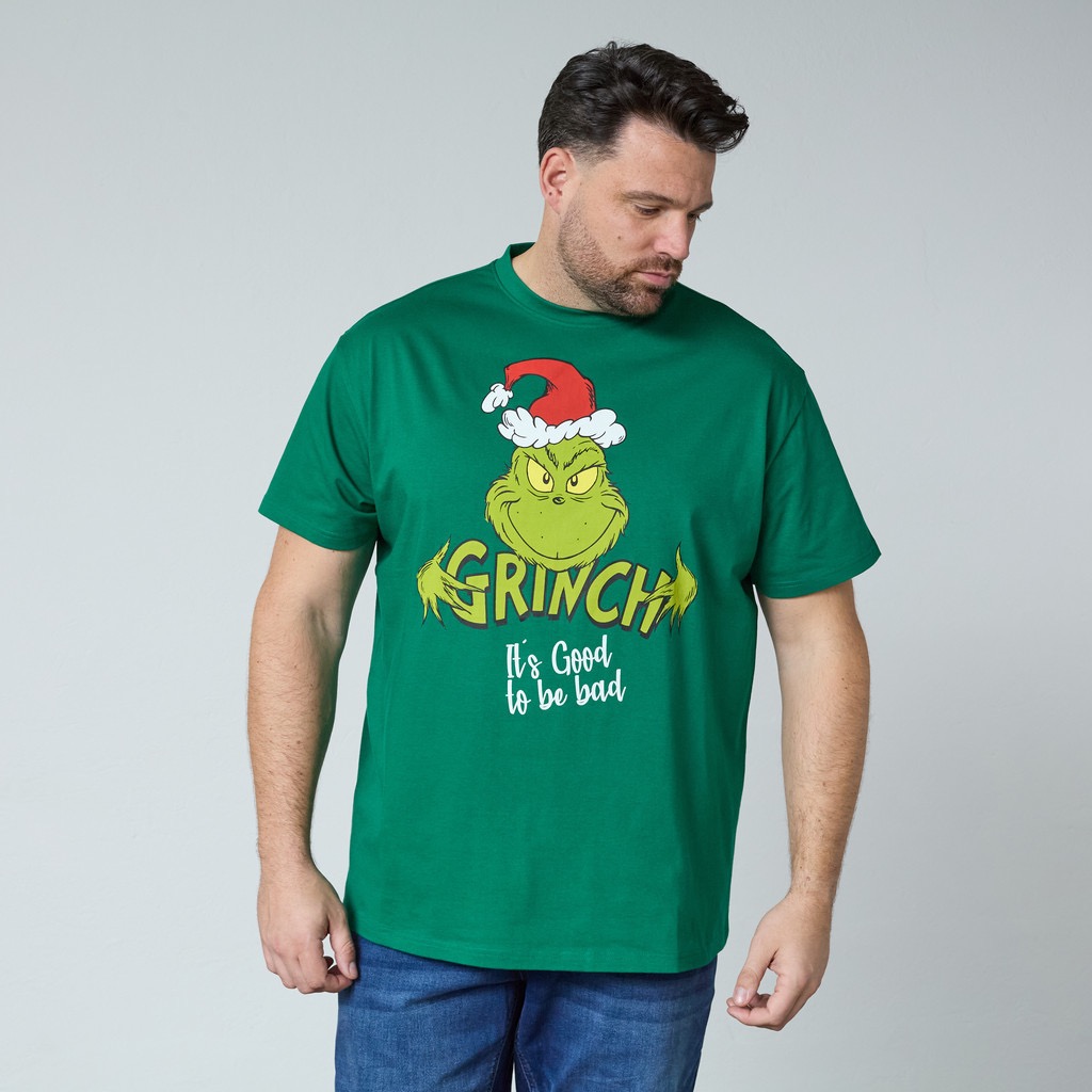 North Latitude GRINCH jule t-shirt I en dejlig blød kvalitet grøn - Billede 2