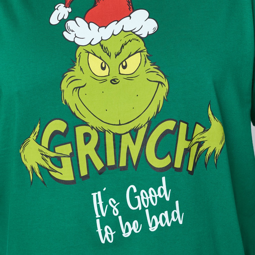 North Latitude GRINCH jule t-shirt I en dejlig blød kvalitet grøn - Billede 3