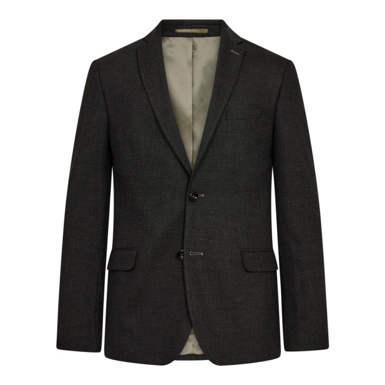 Sunwill Blazer i Modern Fit med en alcantara stil i dyb grøn