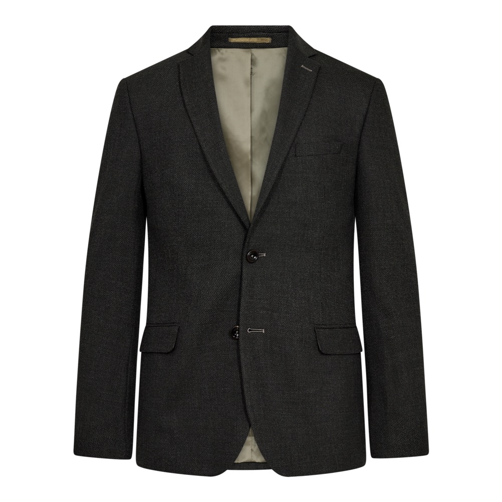 Sunwill Blazer i Modern Fit med en alcantara stil i dyb grøn 