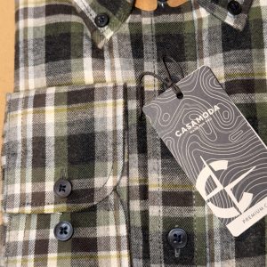 fra Casa Moda skjorte i comfort fit, i stor tern i grønne nuancer